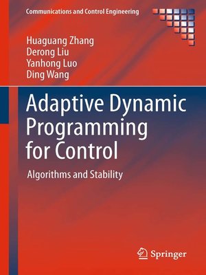 cover image of Adaptive Dynamic Programming for Control